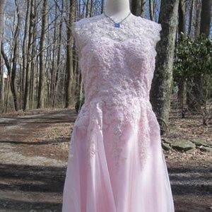 Sale - New with tags J and J Pink Lace Gown/Dress